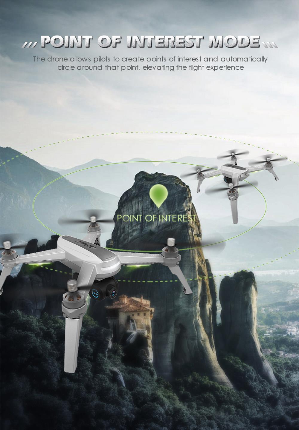 JJRC JJPRO X5 EPIK 5G WIFI 1080P FHD FPV One-Axis Gimble with GPS Follow Me Mode RC Quadcopter RTF - Two Battery