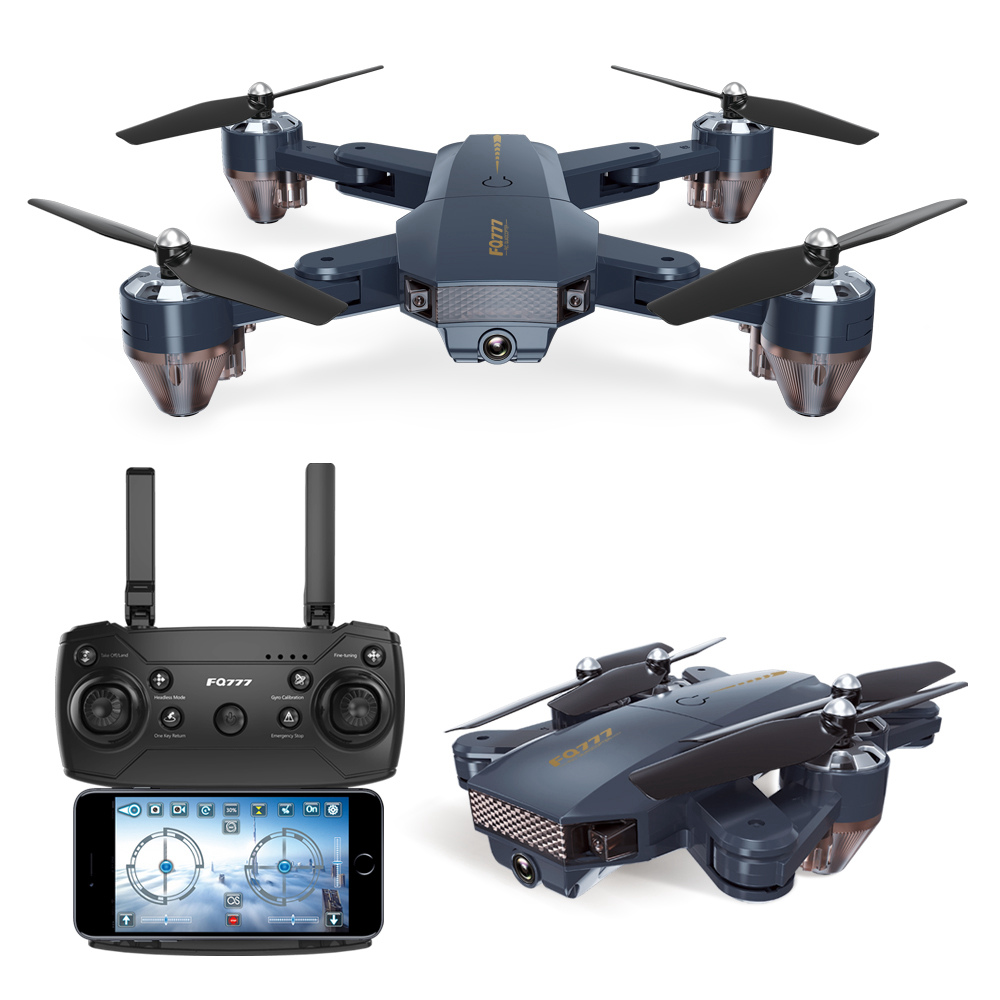 FQ777 FQ35 WiFi 720P HD FPV Foldable RC Drone with Altitude Hold Mode - RTF