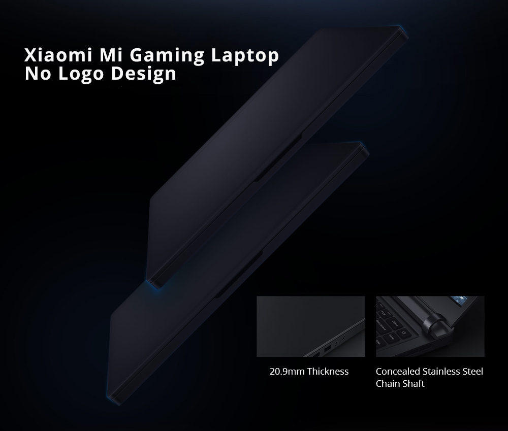 Xiaomi Mi Gaming Laptop Intel Core i7-8750H Hexa Core 15.6" 72% NTSC FHD Screen 1920*1080 GeForce® GTX1060 6GB DDR5 16GB DDR4 256GB SSD 1TB HDD - Deep Gray