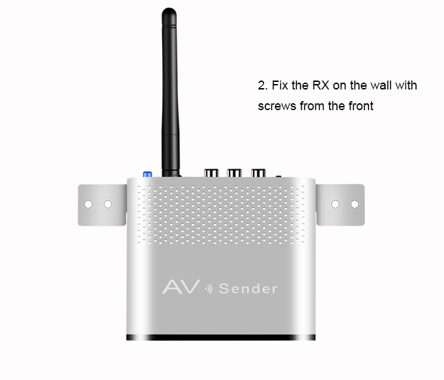 Measy AV240 2.4GHz Wireless Audio/Video Sender Transmitter and Receiver 1312FT/400M