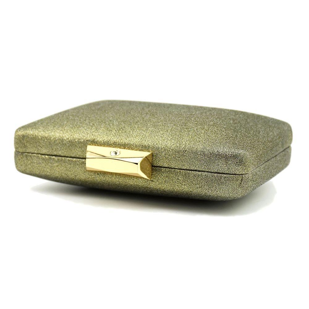 Women's Satin Clutch Bag Evening Bridal Bag Wedding Fashion Prom Handbag HS047 - Green