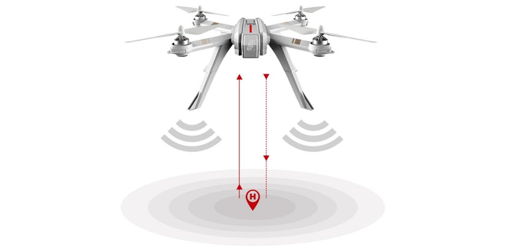MJX Bugs 3 B3 Pro 5G C6000 1080P WiFi FPV GPS Brushless RC Drone with Independent ESC Follow Me Mode - Two Battery