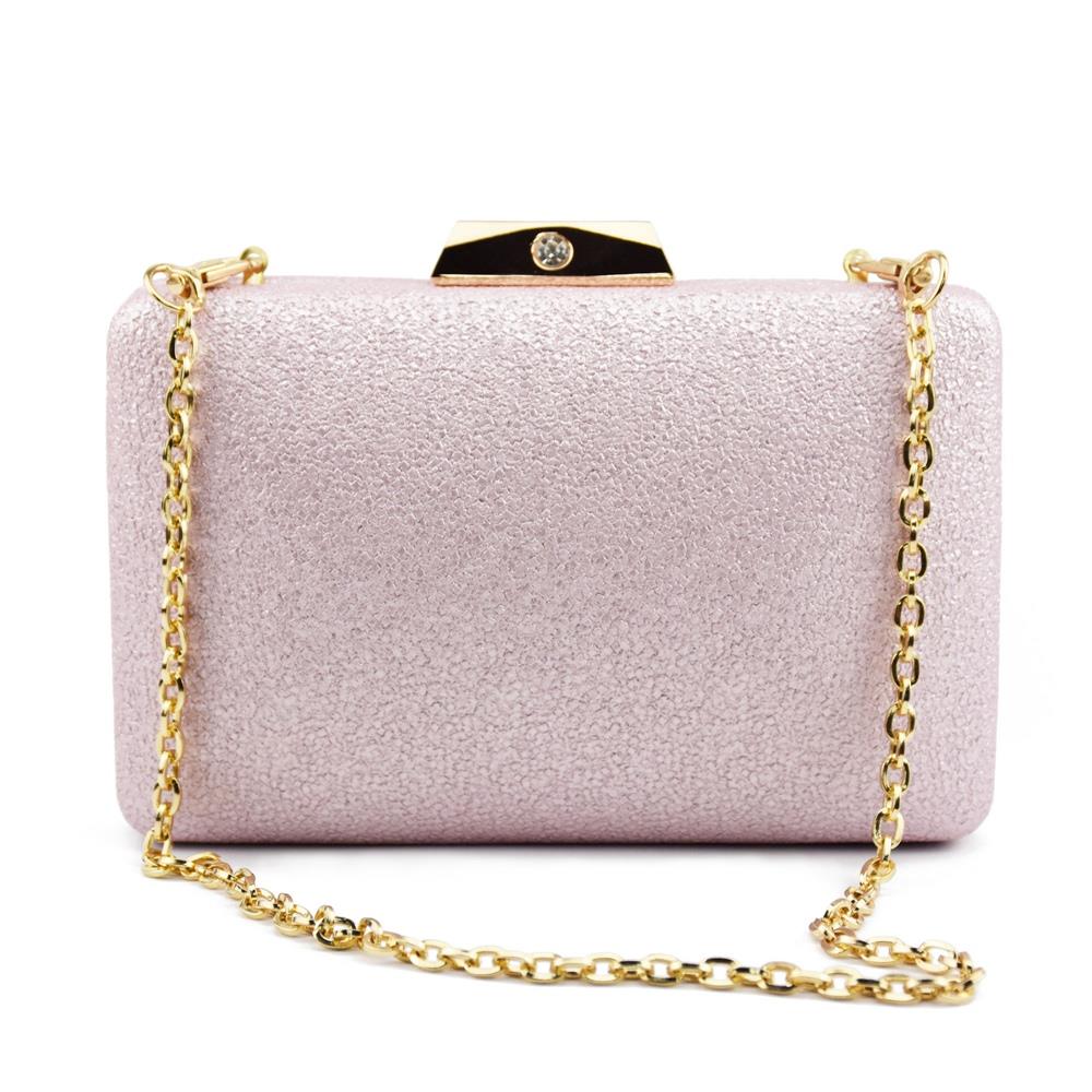Women Handbag Party Evening Clutch Bag Wallet Purse Messenger Phone Bag HS035 - Purple