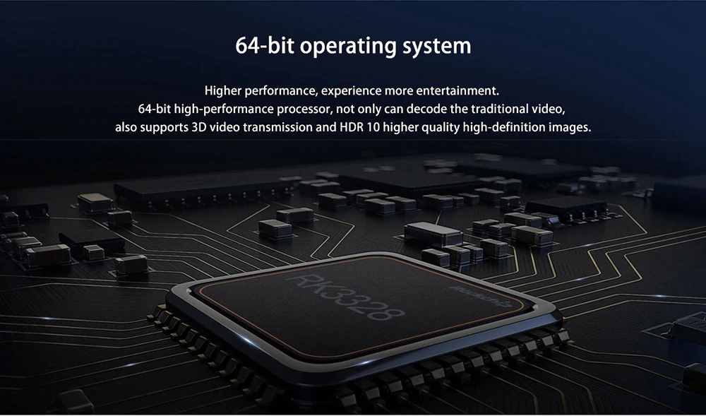 SCISHION AI ONE RK3328 Android 8.1 KODI 17.6 2GB/16GB 4K TV Box with LED Display WIFI Bluetooth LAN USB3.0