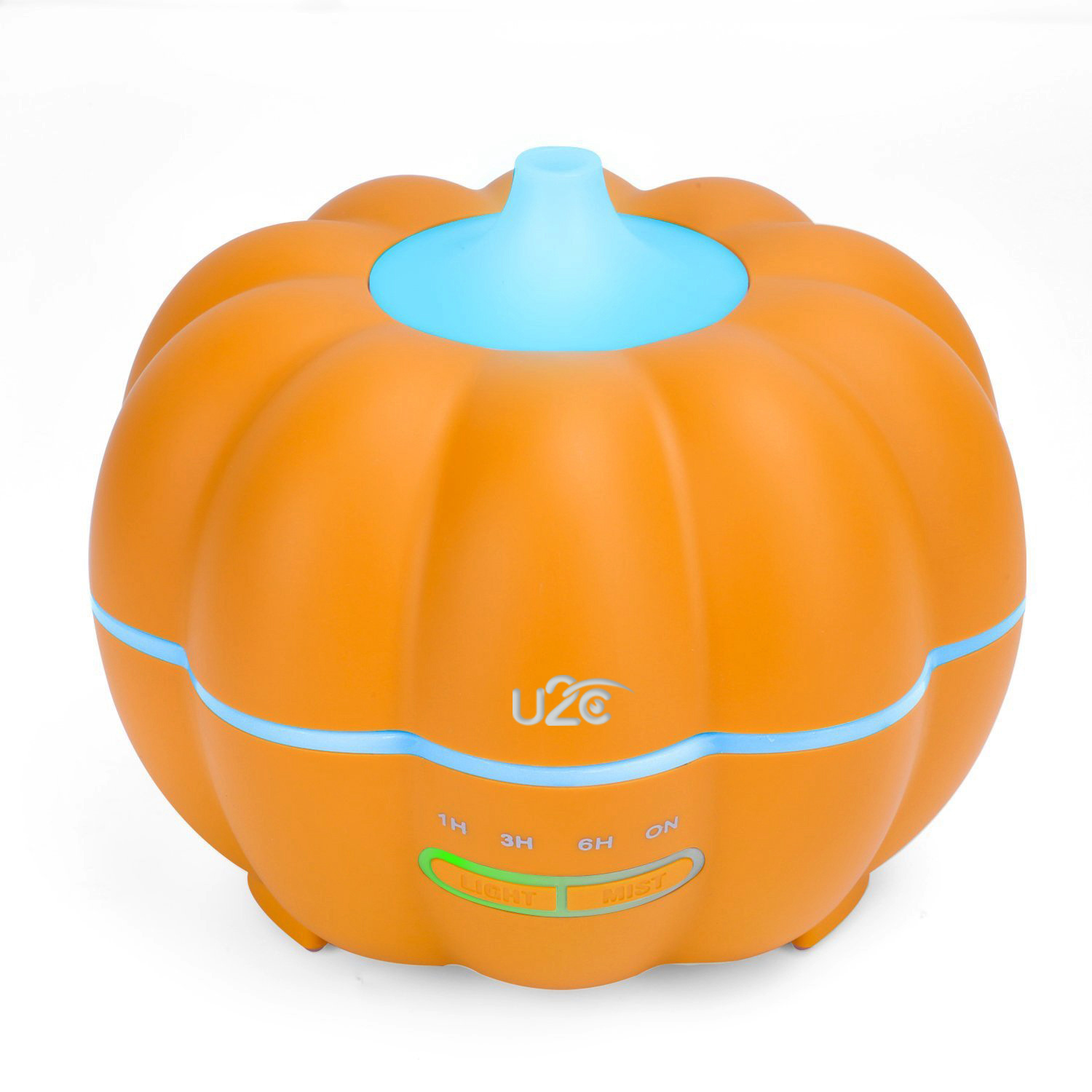 U2C Multi-function Essential Oil Diffuser LED Nursery Light 350ml with 7 Colors for Children Home Yoga Office - Yellow