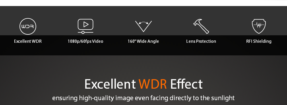 RunCam 3S Excellent WDR 1080P 60FPS FOV 160 Degree FPV Action Camera Built-in Wi-Fi Module Replaceable Battery