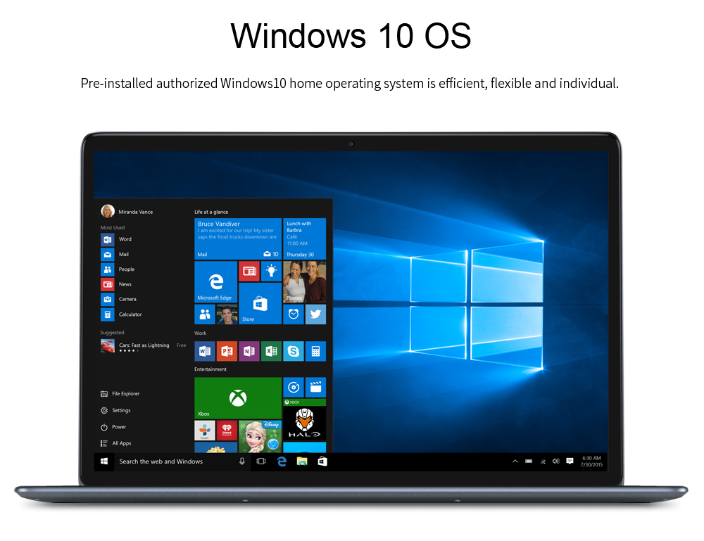 Chuwi Lapbook SE Laptop Intel Gemini Lake N4100 Quad Core 13.3 Inch IPS 1920*1080 Windows 10 4GB RAM 32GB ROM 128GB SSD - Grey