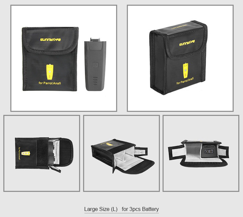 Sunnylife Li-po Battery Safe Bag for Parrot ANAFI Battery - Small Version