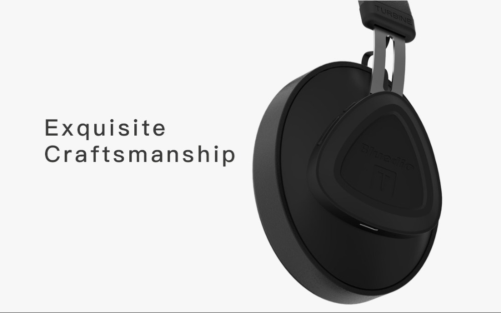 Bluedio TM Wireless Bluetooth Headphones Noise Reduction Stereo Headset - Black