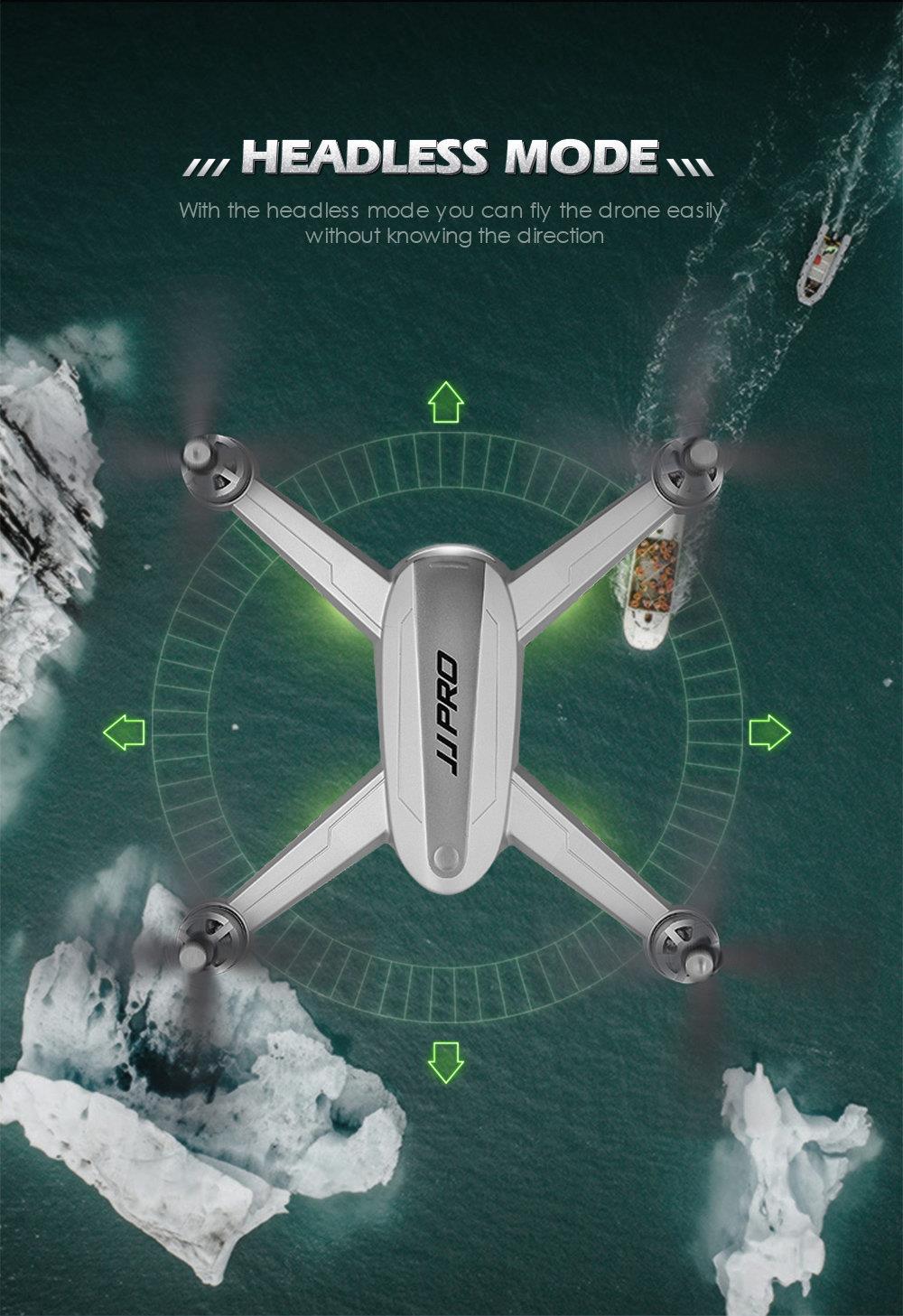 JJRC JJPRO X5 EPIK 5G WIFI 1080P FHD FPV One-Axis Gimble with GPS Follow Me Mode RC Quadcopter RTF - Two Battery