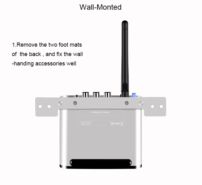 Measy AV240 2.4GHz Wireless Audio/Video Sender Transmitter and Receiver 1312FT/400M