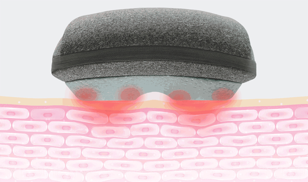 Xiaomi Leravan Wireless Warm Massage Pillow 3D Massage Built-in PTC Heating Sheet Strong Torque Portable Pillow - Green