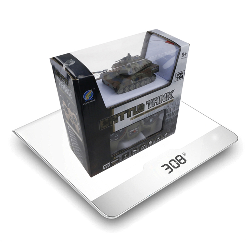 9816A 1:64 Rotating Turret Infrared Battle RC Tank RTR - Yellow