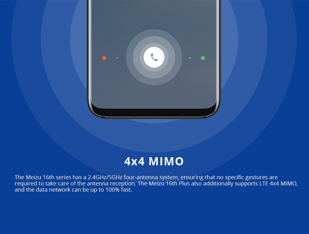 Meizu 16th Plus 6.5 Inch 4G LTE Smartphone Snapdragon 845 8GB 128GB 12.0MP+20.0MP Dual Rear Cameras Flyme 7 Fast Charge In Display Fingerprint - Black