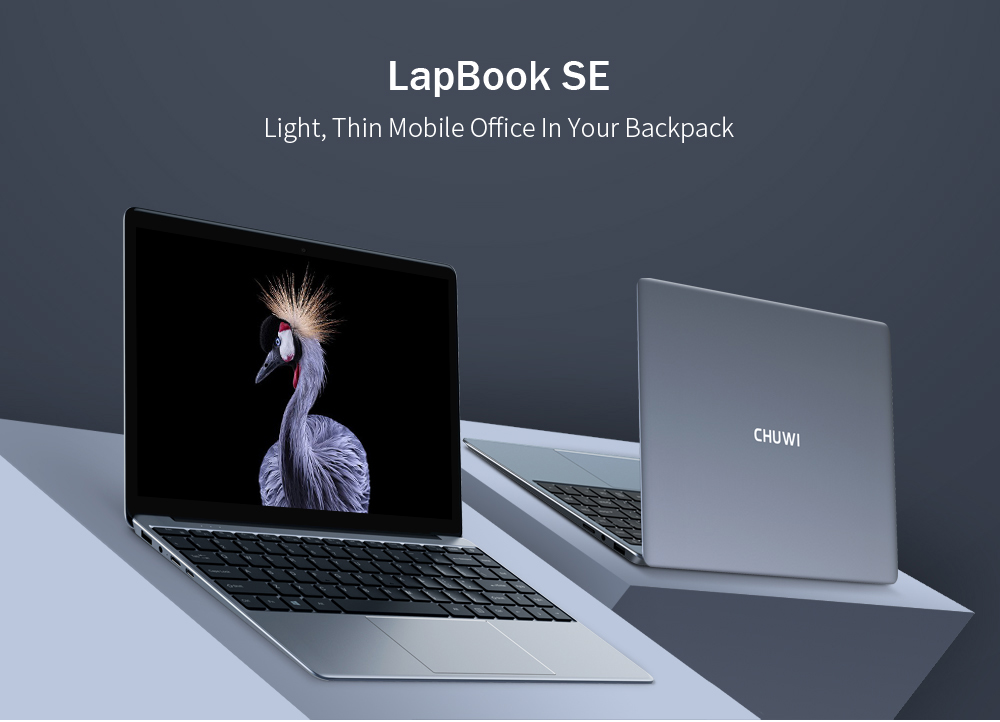 Chuwi Lapbook SE Laptop Intel Gemini Lake N4100 Quad Core 13.3 Inch IPS 1920*1080 Windows 10 4GB RAM 32GB ROM 128GB SSD - Grey