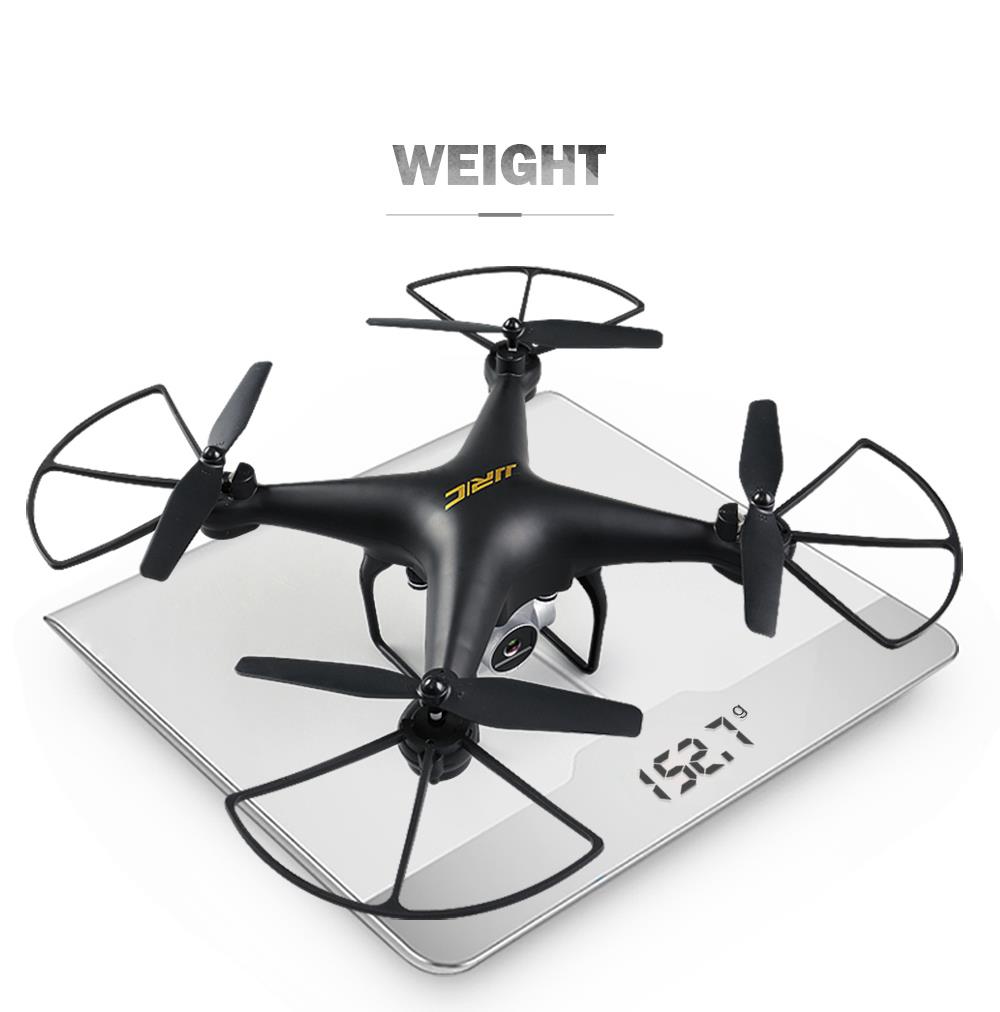 JJRC H68 BELLWETHER WiFi FPV RC Drone Max Flight Time 20mins with 720P HD Camera Altitude Hold Mode Black - Two Battery