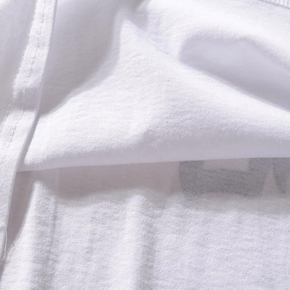Oversize Harajuku Fashion Brand Men And Women Short-sleeved T-shirt Students Cotton Half Sleeve Size M - White