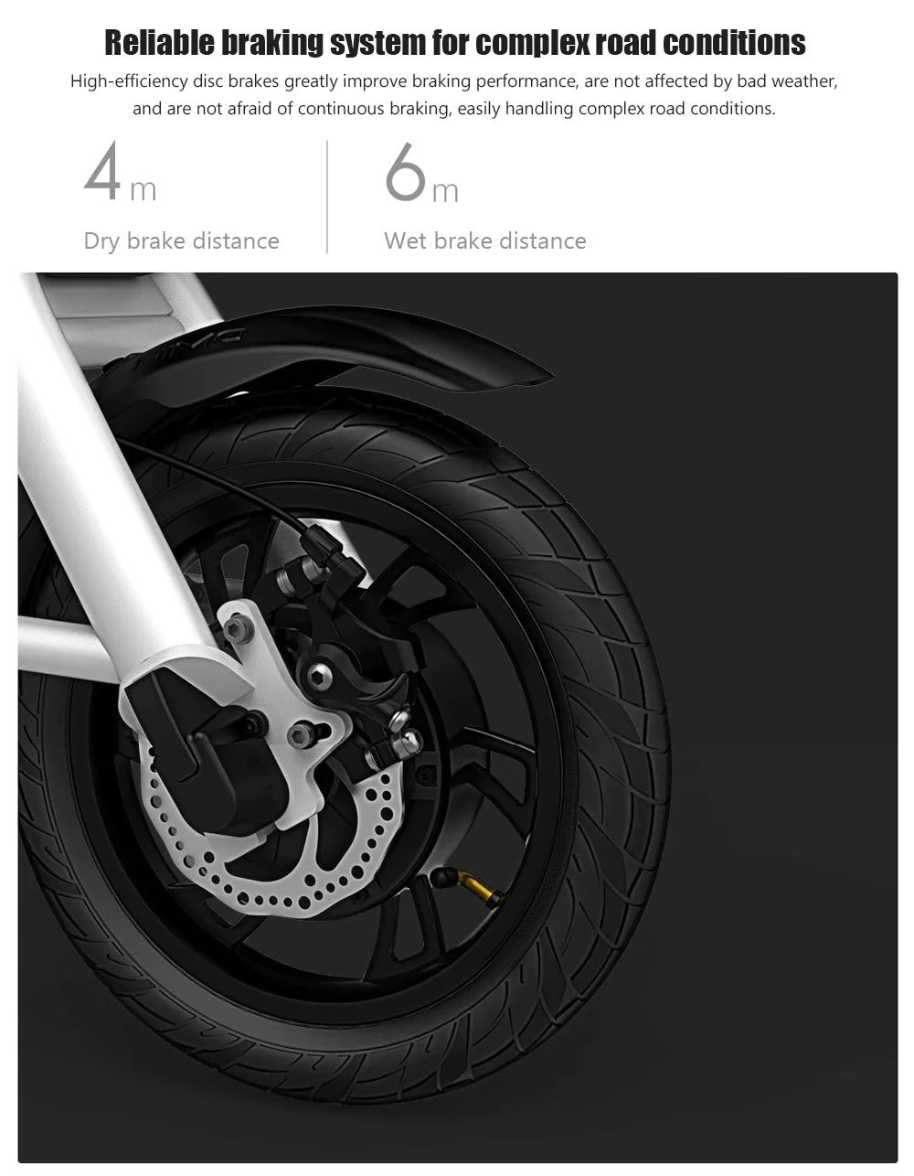 Xiaomi HIMO Portable Folding Electric Moped Bicycle Ergonomic Design Multi-mode Riding - Orange