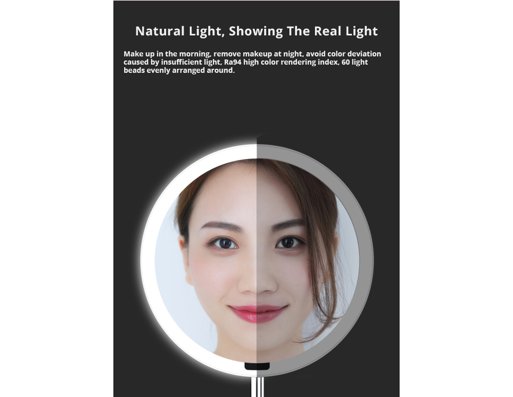Yeelight LED Smart Lighting Mirror Smart Sensor Ra94 Reality Analog Natural Light Three Level Modes - White