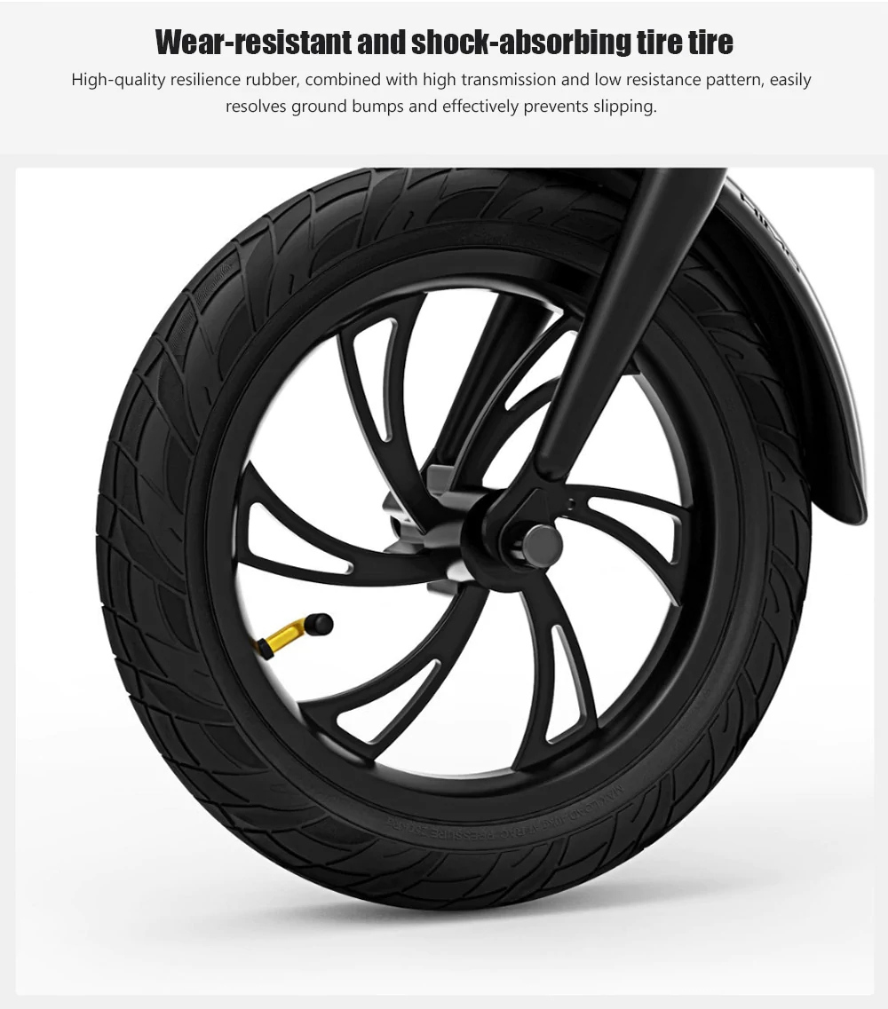 Xiaomi HIMO Portable Folding Electric Moped Bicycle Ergonomic Design Multi-mode Riding - Orange