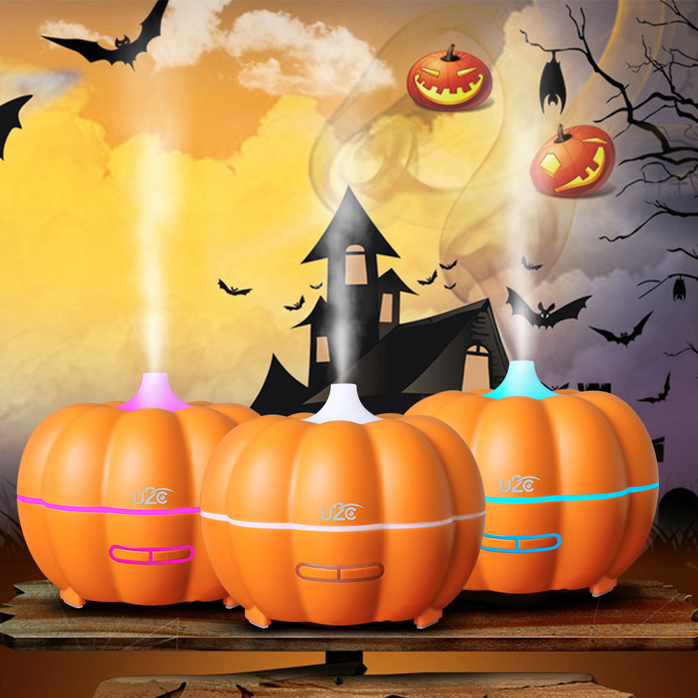 U2C Multi-function Essential Oil Diffuser LED Nursery Light 350ml with 7 Colors for Children Home Yoga Office - Yellow