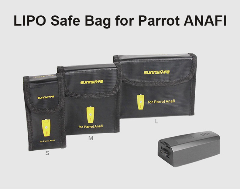 Sunnylife Li-po Battery Safe Bag for Parrot ANAFI Battery - Small Version
