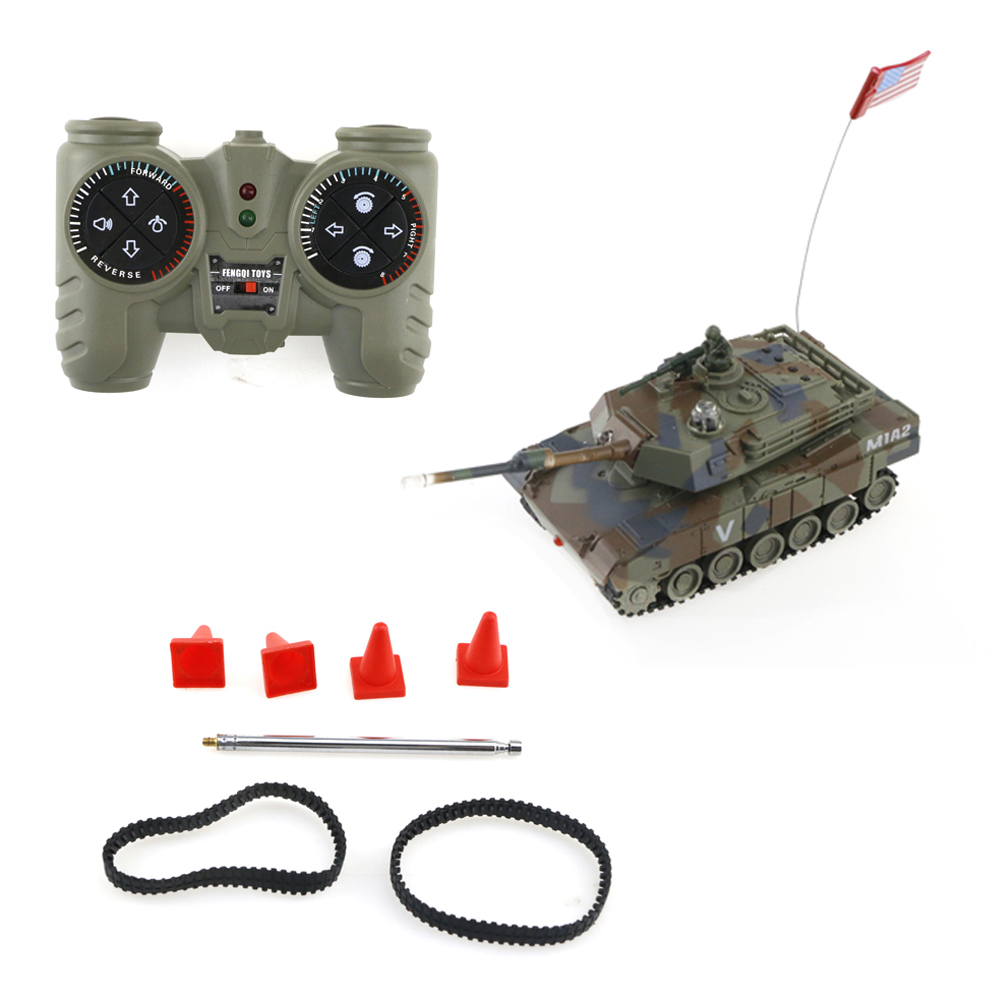 9816A 1:64 Rotating Turret Infrared Battle RC Tank RTR - Yellow