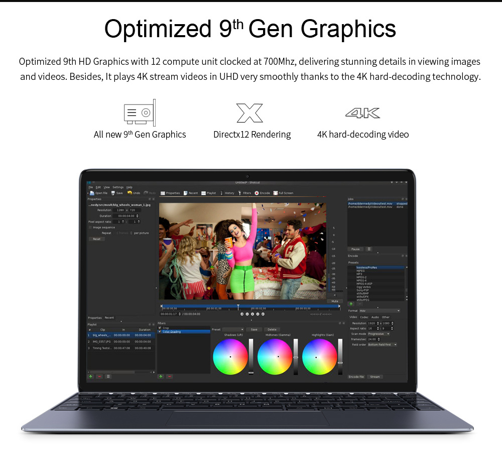 Chuwi Lapbook SE Laptop Intel Gemini Lake N4100 Quad Core 13.3 Inch IPS 1920*1080 Windows 10 4GB RAM 32GB ROM 128GB SSD - Grey