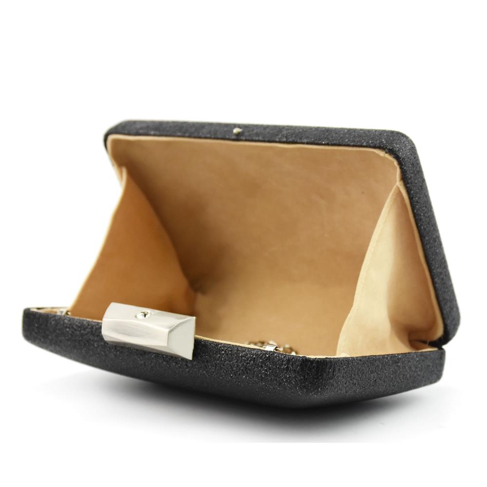 Women Handbag Party Evening Clutch Bag Wallet Purse Messenger Phone Bag HS035 - Black