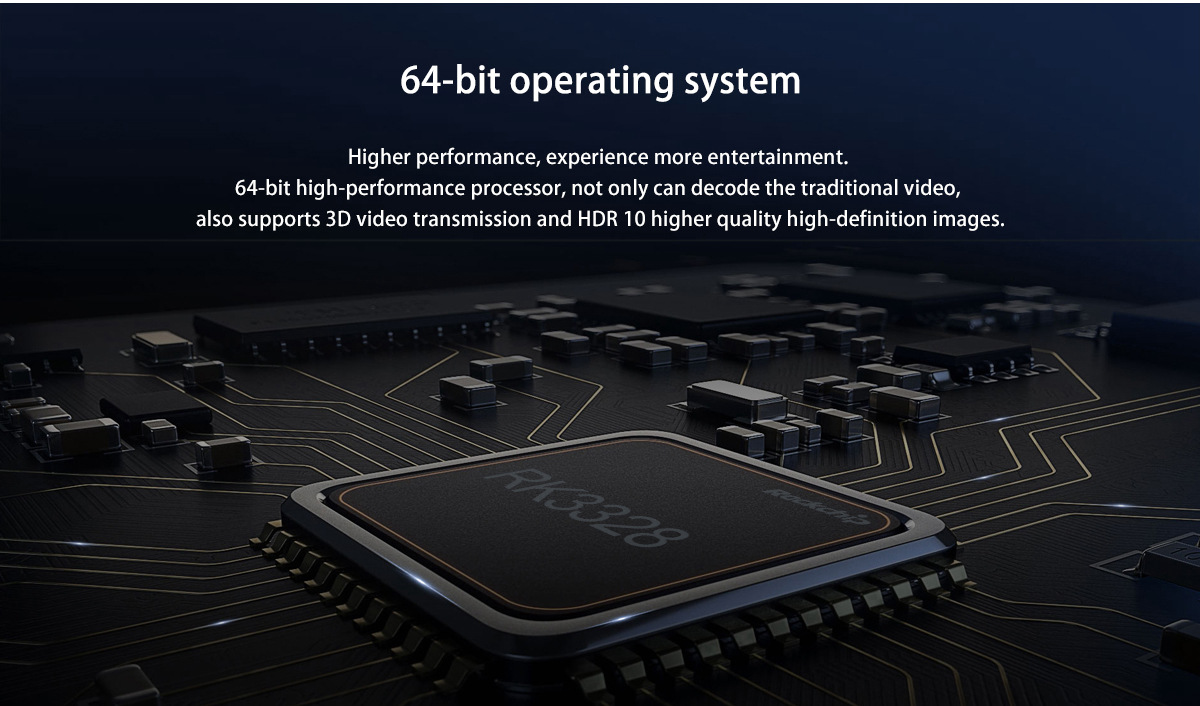 SCISHION AI ONE RK3328 Android 8.1 KODI 17.6 4GB/32GB 4K TV Box with LED Display WIFI Bluetooth LAN USB3.0