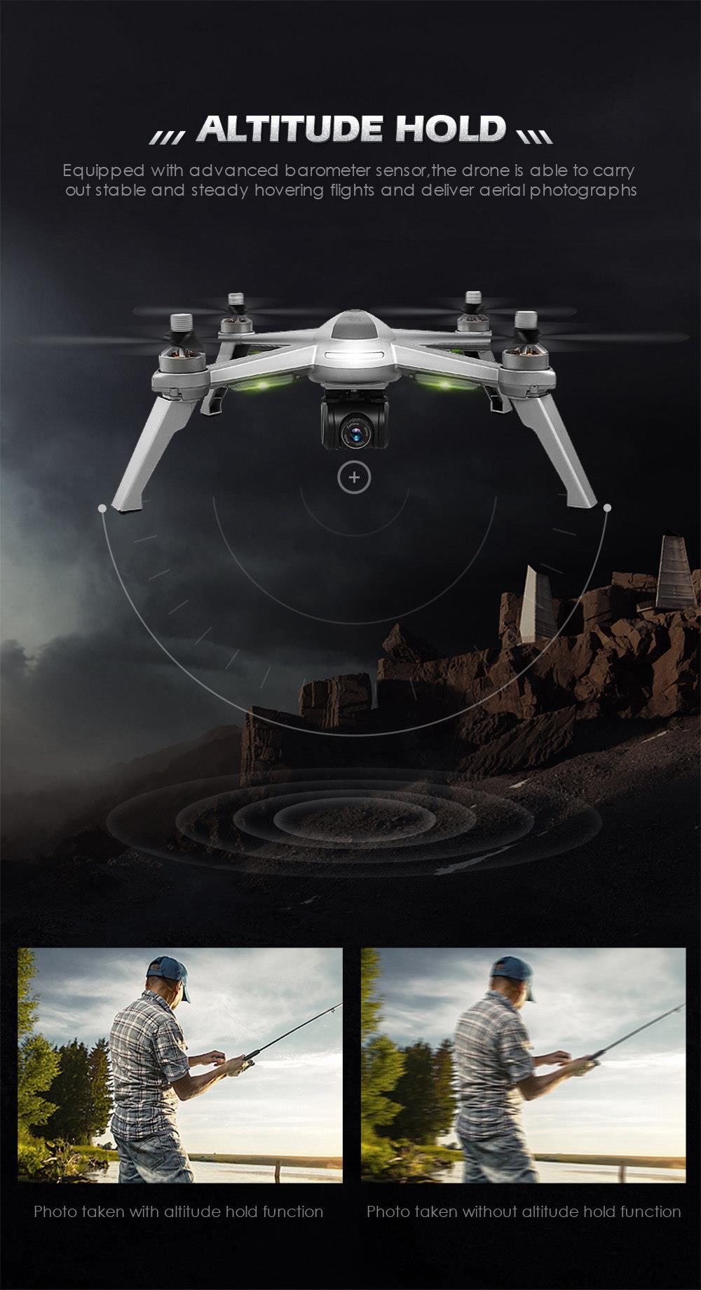 JJRC JJPRO X5 EPIK 5G WIFI 1080P FHD FPV One-Axis Gimble with GPS Follow Me Mode RC Quadcopter RTF - Two Battery