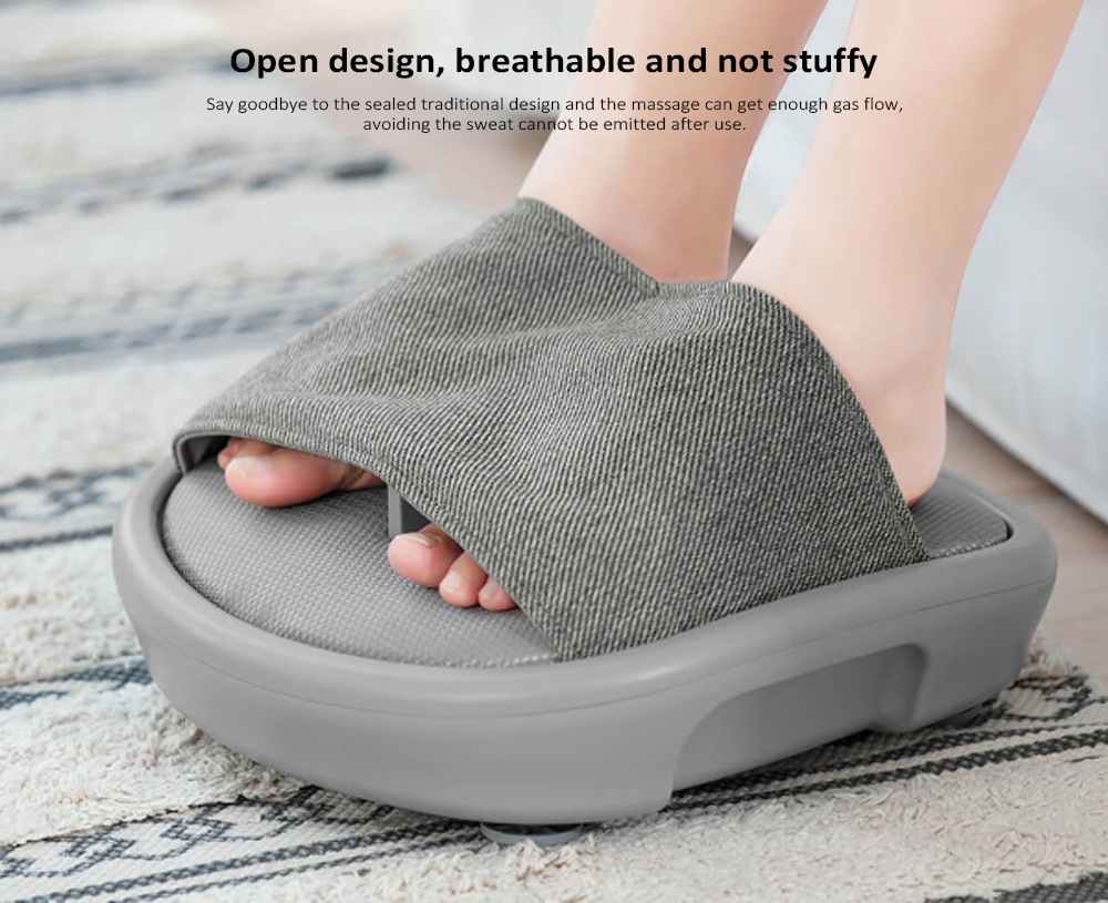 Xiaomi LERAVAN Kneading Foot Massager Air Pressure Massage Hot Compress Therapy 3D Get Massage Head - Grey