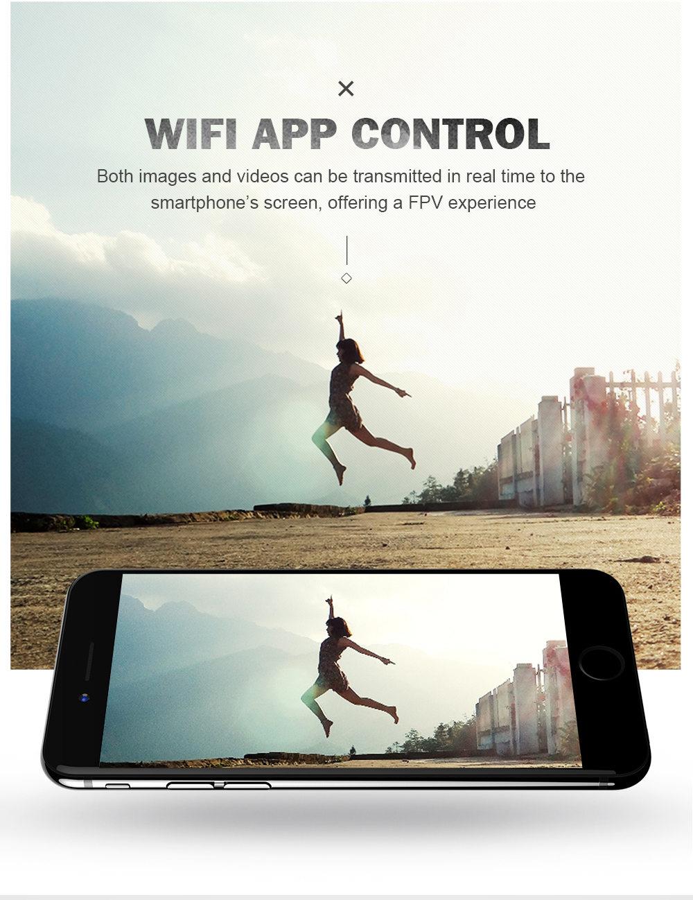 JJRC H68 BELLWETHER WiFi FPV RC Drone Max Flight Time 20mins with 720P HD Camera Altitude Hold Mode Black - Two Battery