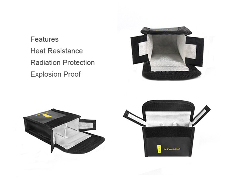 Sunnylife Li-po Battery Safe Bag for Parrot ANAFI Battery - Small Version