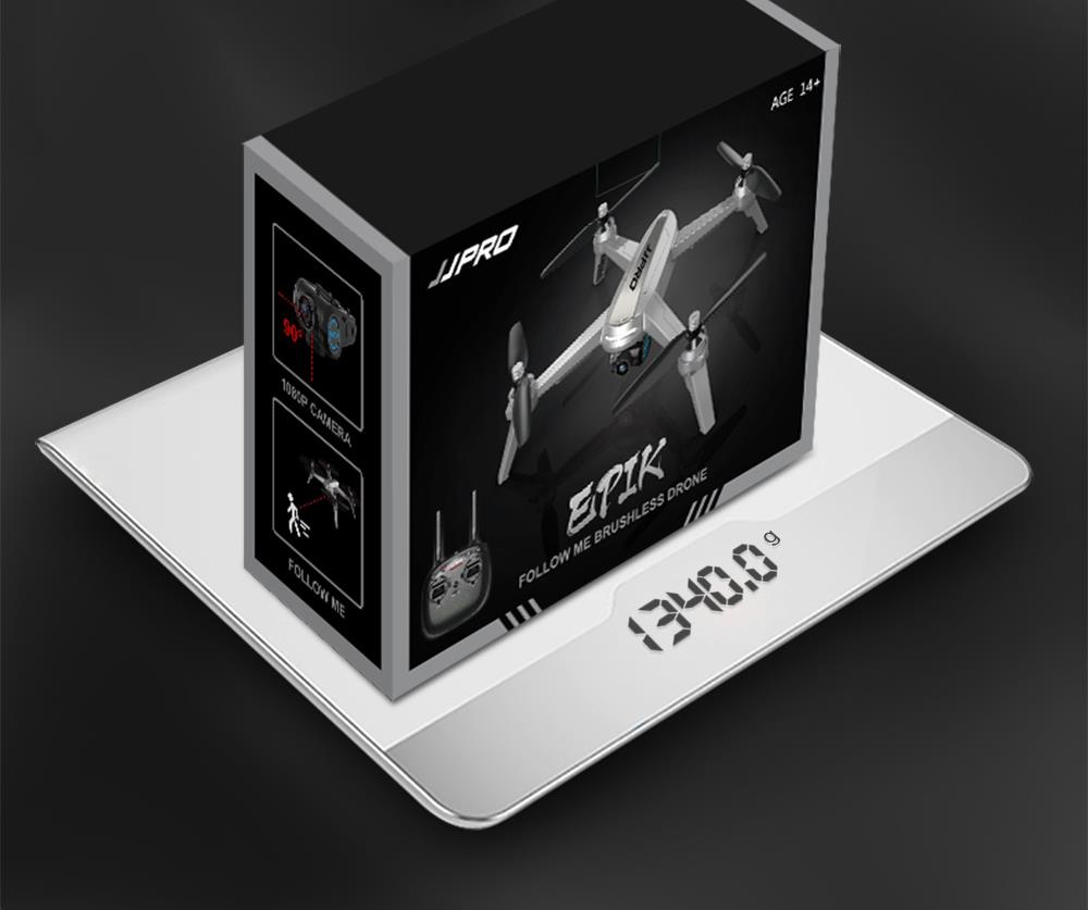 JJRC JJPRO X5 EPIK 5G WIFI 1080P FHD FPV One-Axis Gimble with GPS Follow Me Mode RC Quadcopter RTF - Two Battery