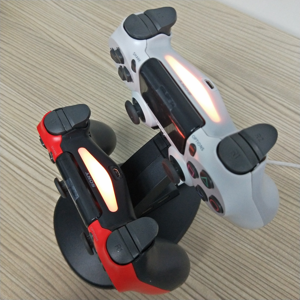 Iplay PS4 Gaming Controller Charging Stand for PS4 Silm/Pro Handle - Black