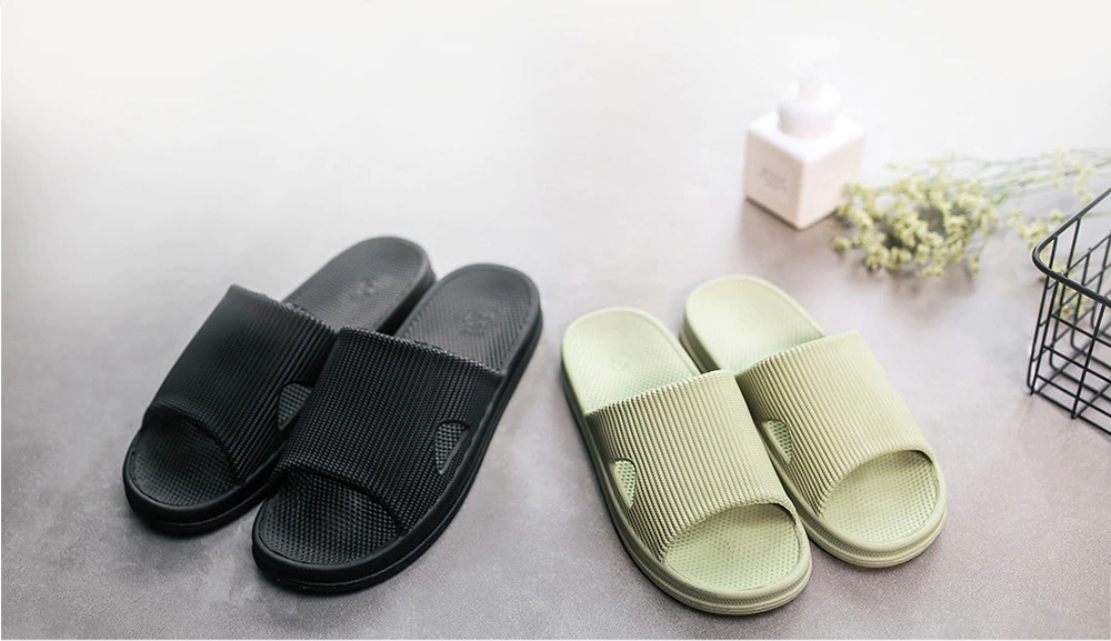 Xiaomi One Cloud Soft Home Bathroom Antiskid Slippers - Green 250MM Size(39-40)