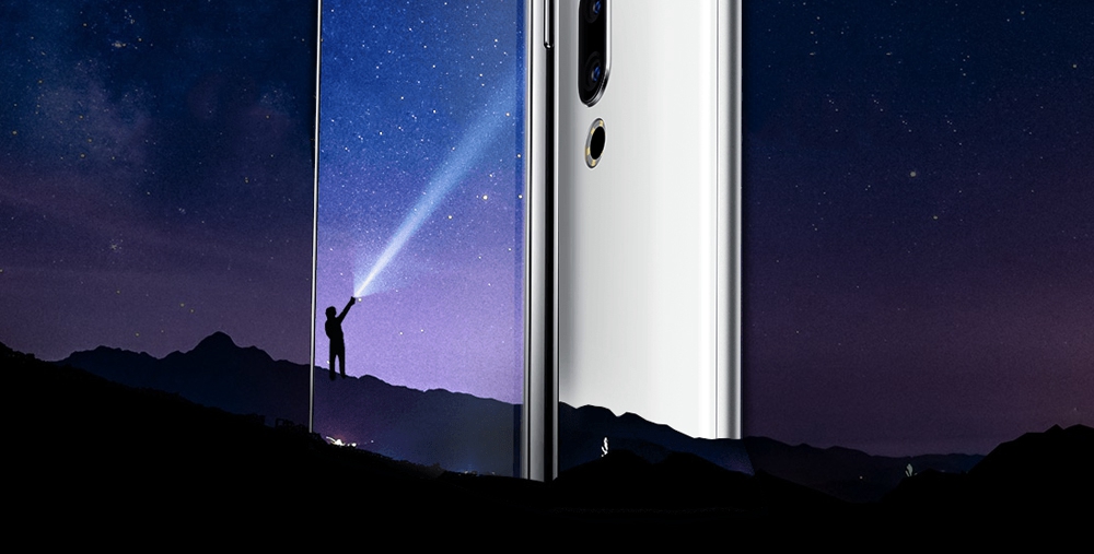 Meizu 16th 6.0 Inch 4G LTE Smartphone Snapdragon 845 6GB 128GB 12.0MP+20.0MP Dual Rear Cameras Flyme 7 Fast Charge In Display Fingerprint - Black