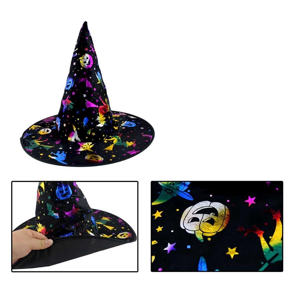 Halloween Costume Gorgeous Wizard Hat Witch Hat - Color