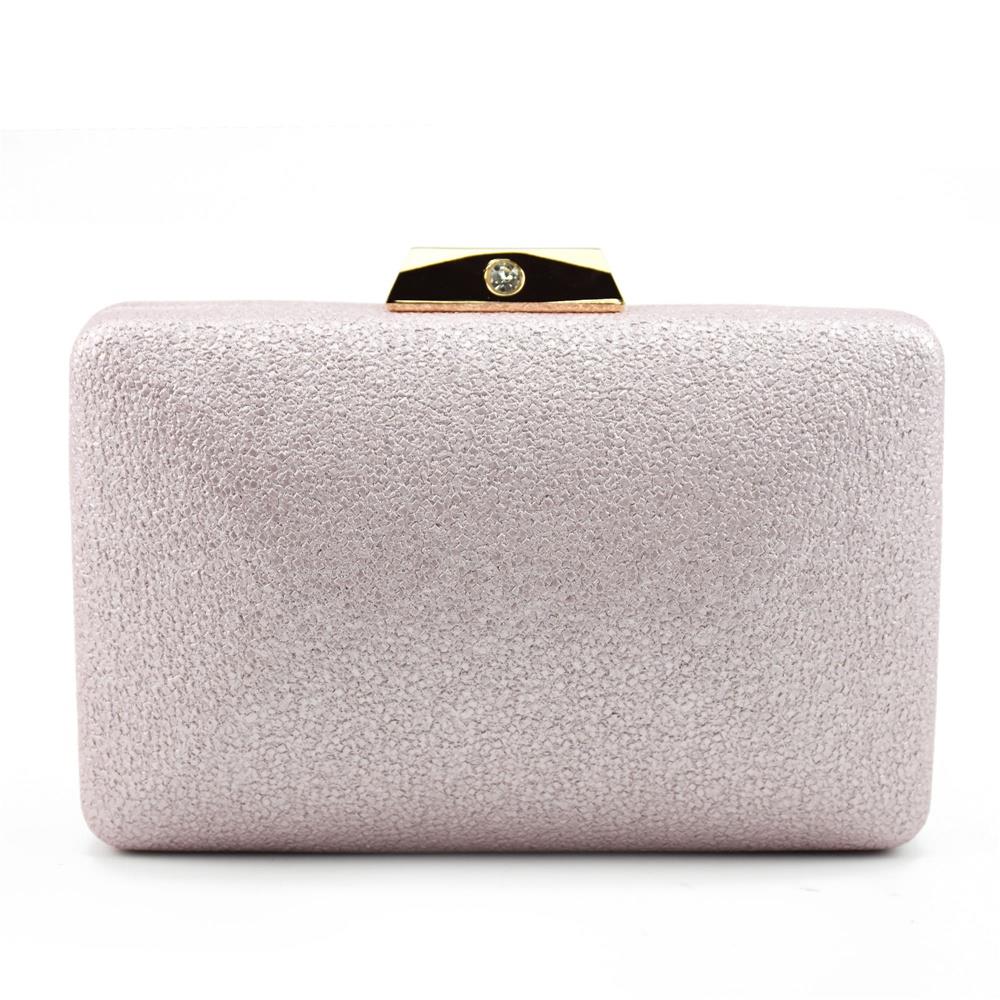 Women Handbag Party Evening Clutch Bag Wallet Purse Messenger Phone Bag HS035 - Purple