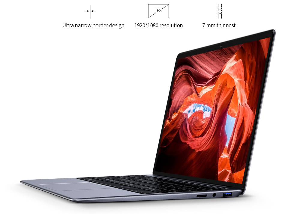 Chuwi Lapbook SE Laptop Intel Gemini Lake N4100 Quad Core 13.3 Inch IPS 1920*1080 Windows 10 4GB RAM 32GB ROM 128GB SSD - Grey