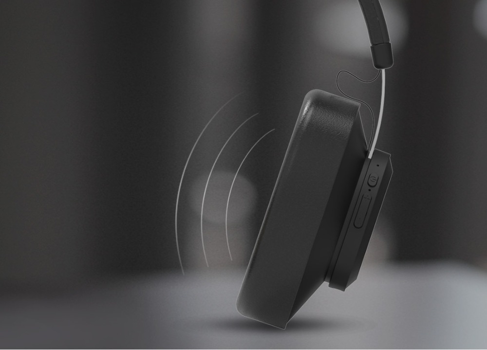 Bluedio TM Wireless Bluetooth Headphones Noise Reduction Stereo Headset - Black