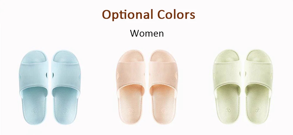 Xiaomi One Cloud Soft Home Bathroom Antiskid Slippers - Green 240MM Size(37-38)