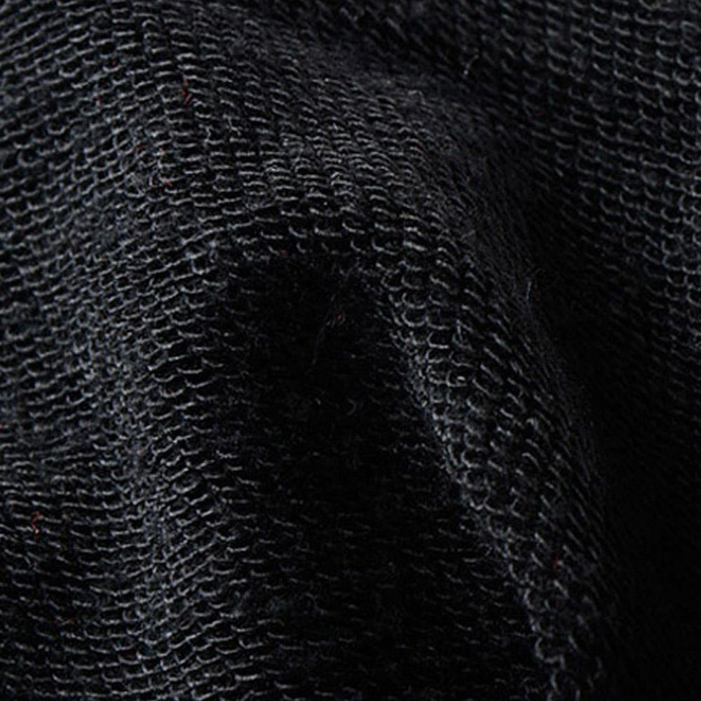 Men's Fashion Casual Loose Chemical Fiber Cotton Striped Comfortable Ankle Banded Pants GH-CR128 Size L - Black