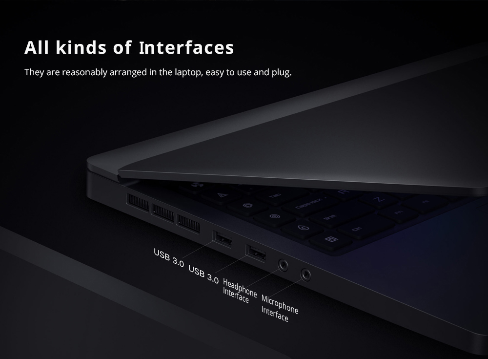 Xiaomi Mi Gaming Laptop Intel Core i5-8300H Quad Core 15.6" 72% NTSC FHD Screen 1920*1080 GeForce® GTX1050Ti 4GB DDR5 8GB DDR4 256GB SSD 1TB HDD - Deep Gray