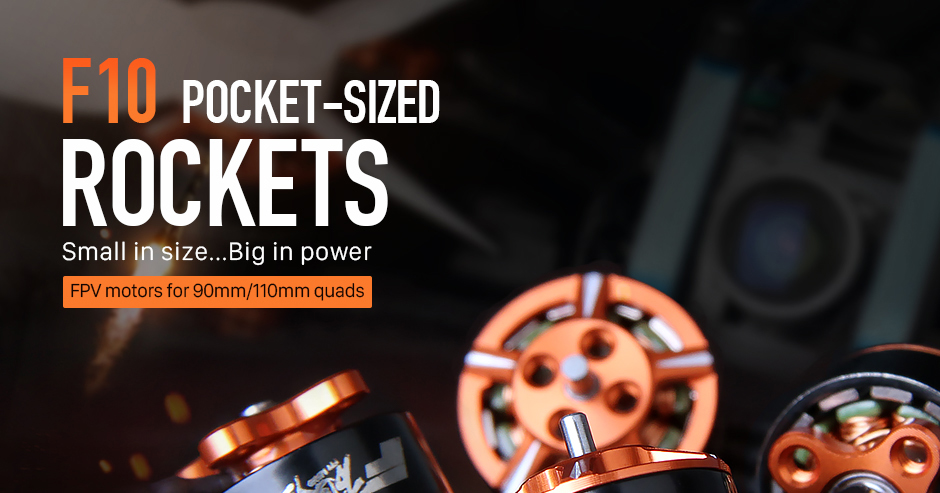 T-motor F10 7500KV 2-3S Brushless Motor for FPV Racing Drone