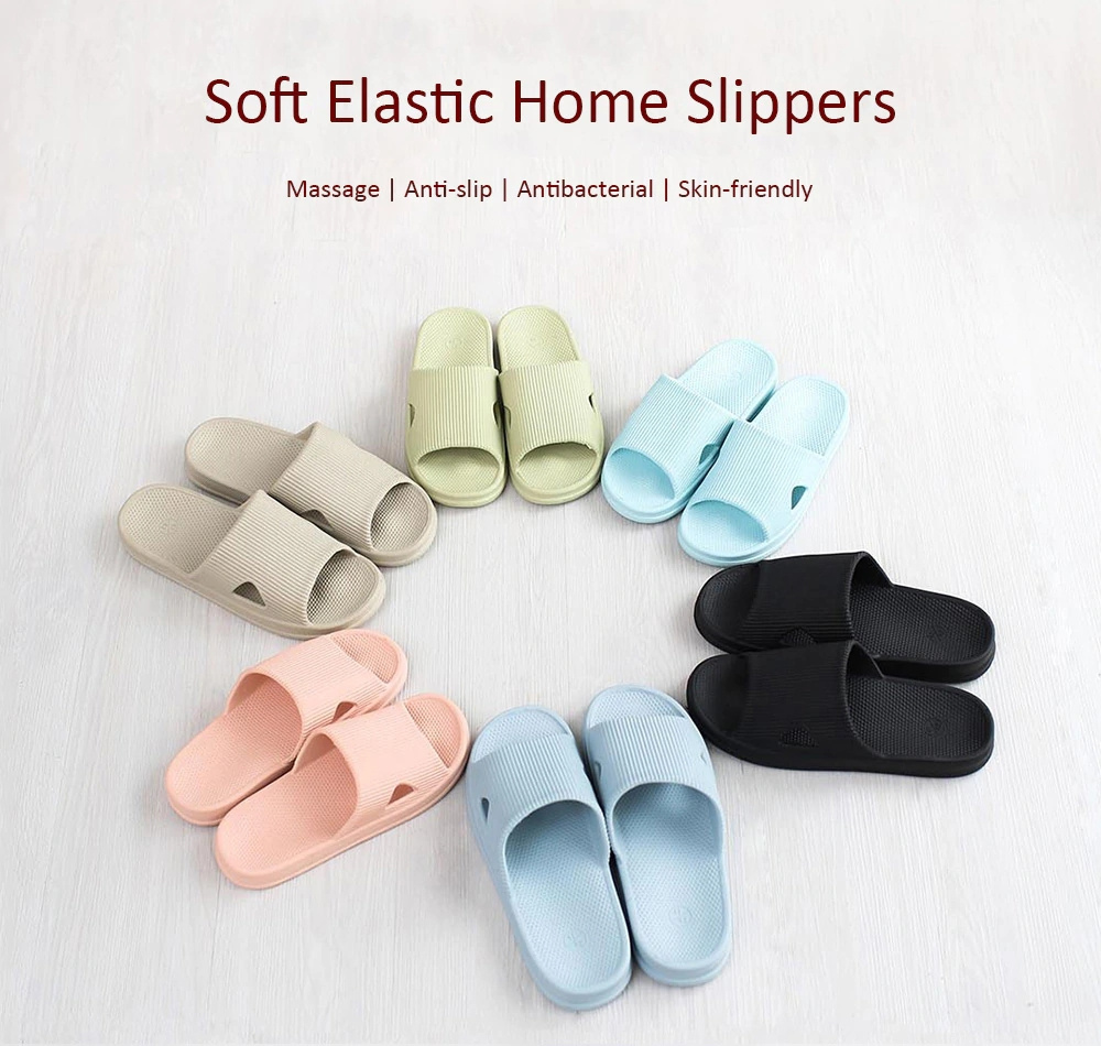 Xiaomi One Cloud Soft Home Bathroom Antiskid Slippers - Green 250MM Size(39-40)