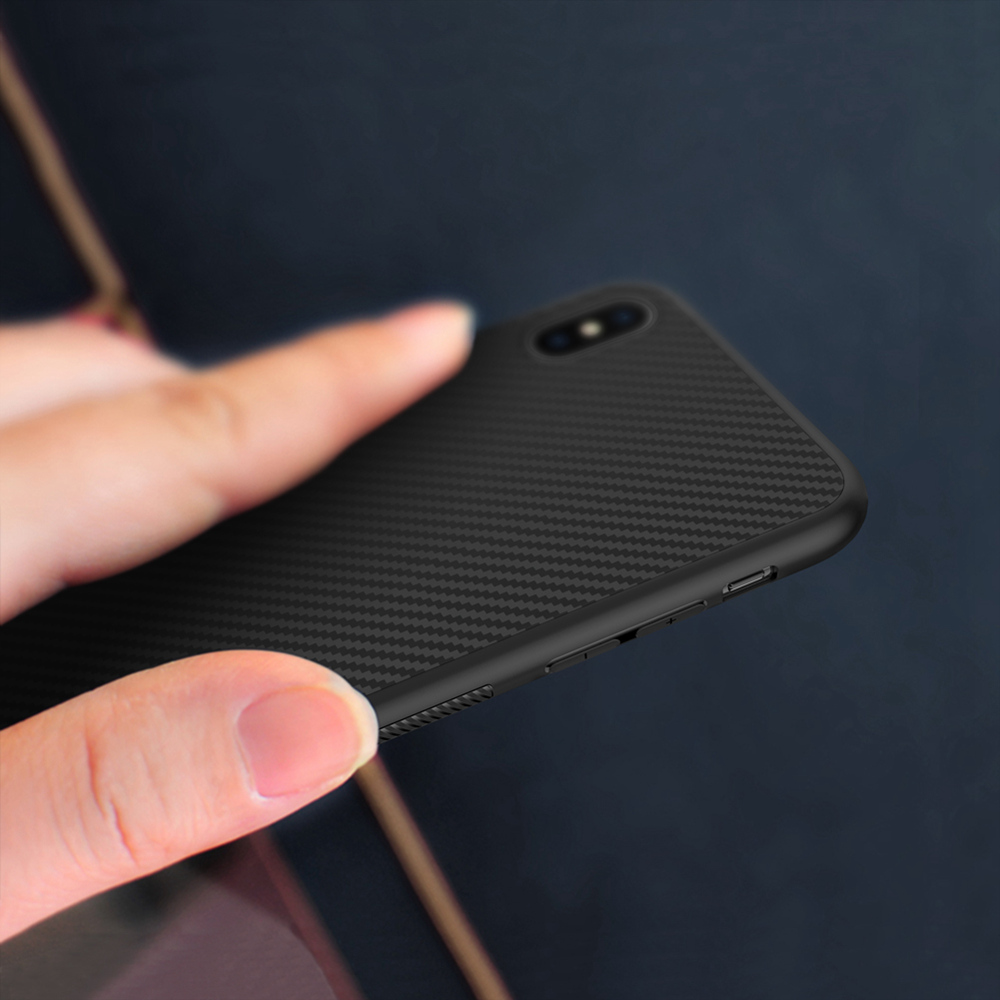 NILLKIN Hard Phone Case For iPhone XS Max 6.5 Inch Protective Back Cover - Black