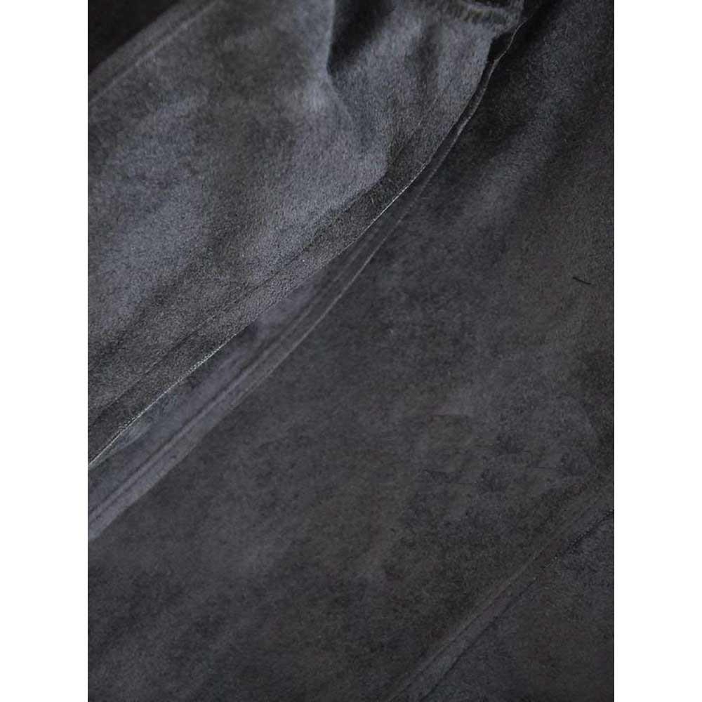New Women PU Leather Jacket Irregular Lapel Side Zippers Coat Size XXL - Black