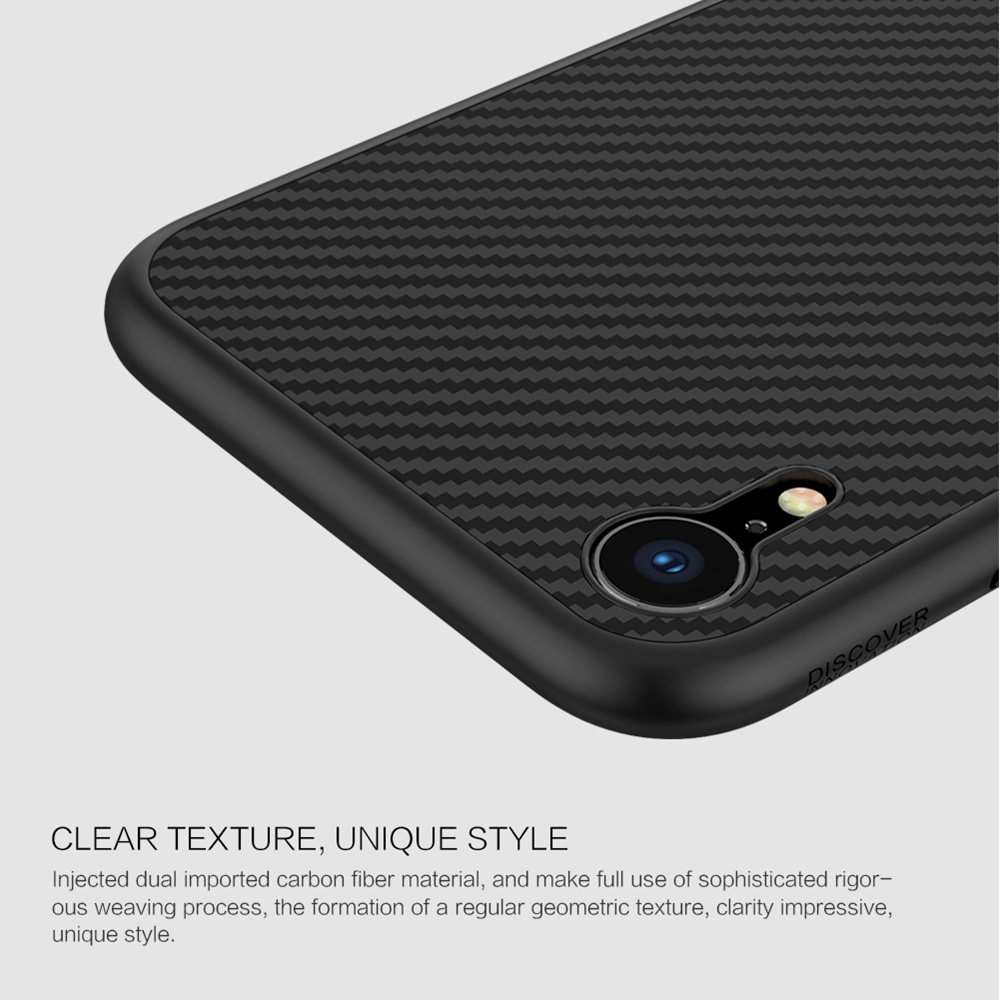 NILLKIN Hard Phone Case For iPhone XR 6.1 Inch Protective Back Cover - Black
